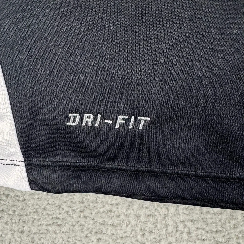 Nike Dri-FIT Shirt‎ Mens XL Black White Short Sleeve Soccer Coach 620879-010